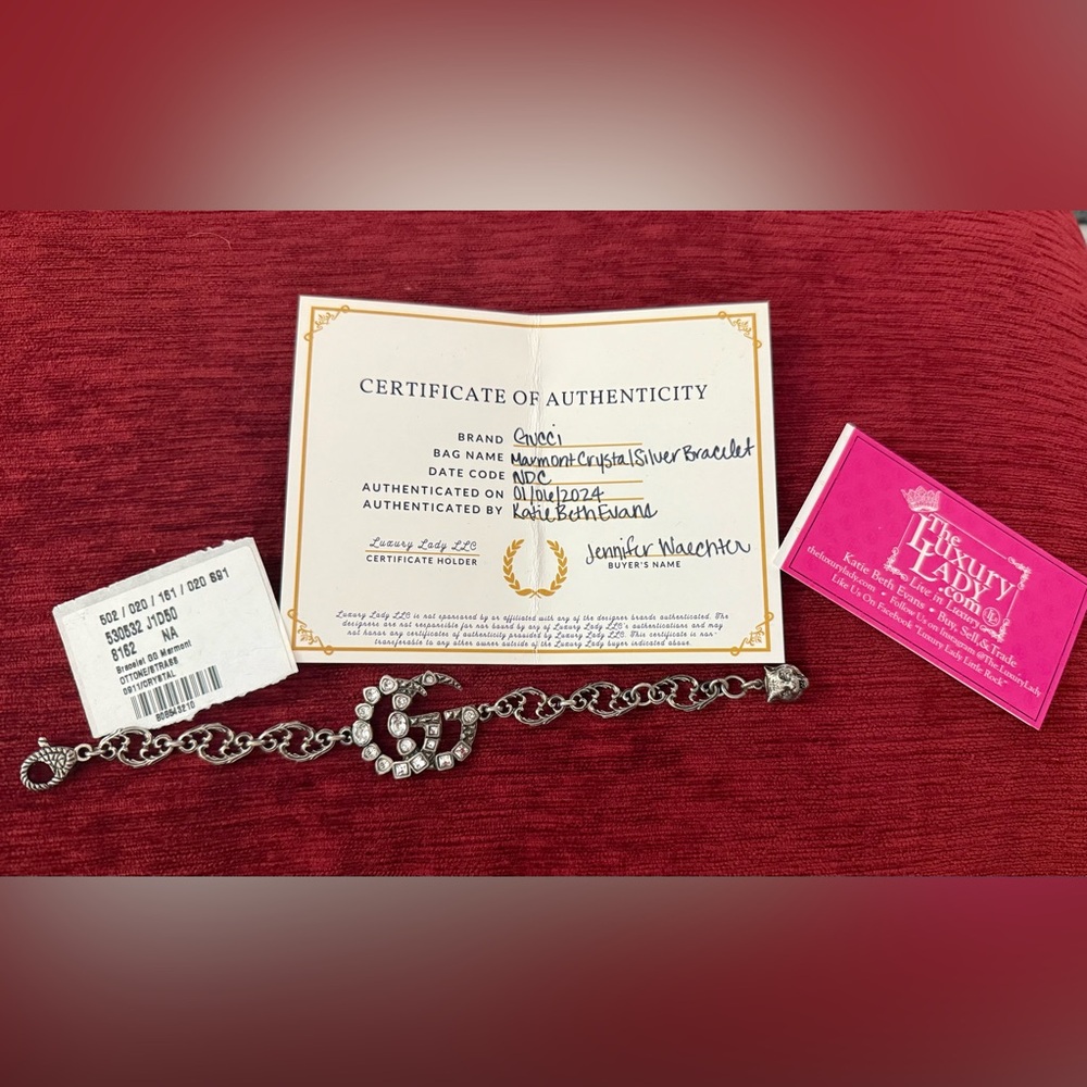 Gucci GG Marmont Crystal bracelet